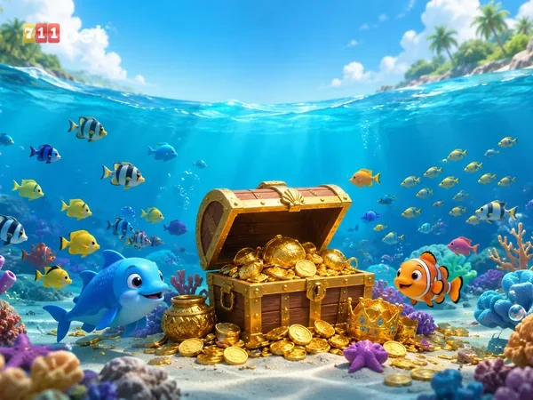 Screenshot of the Gold Toad Fishing page on 711BET (3)